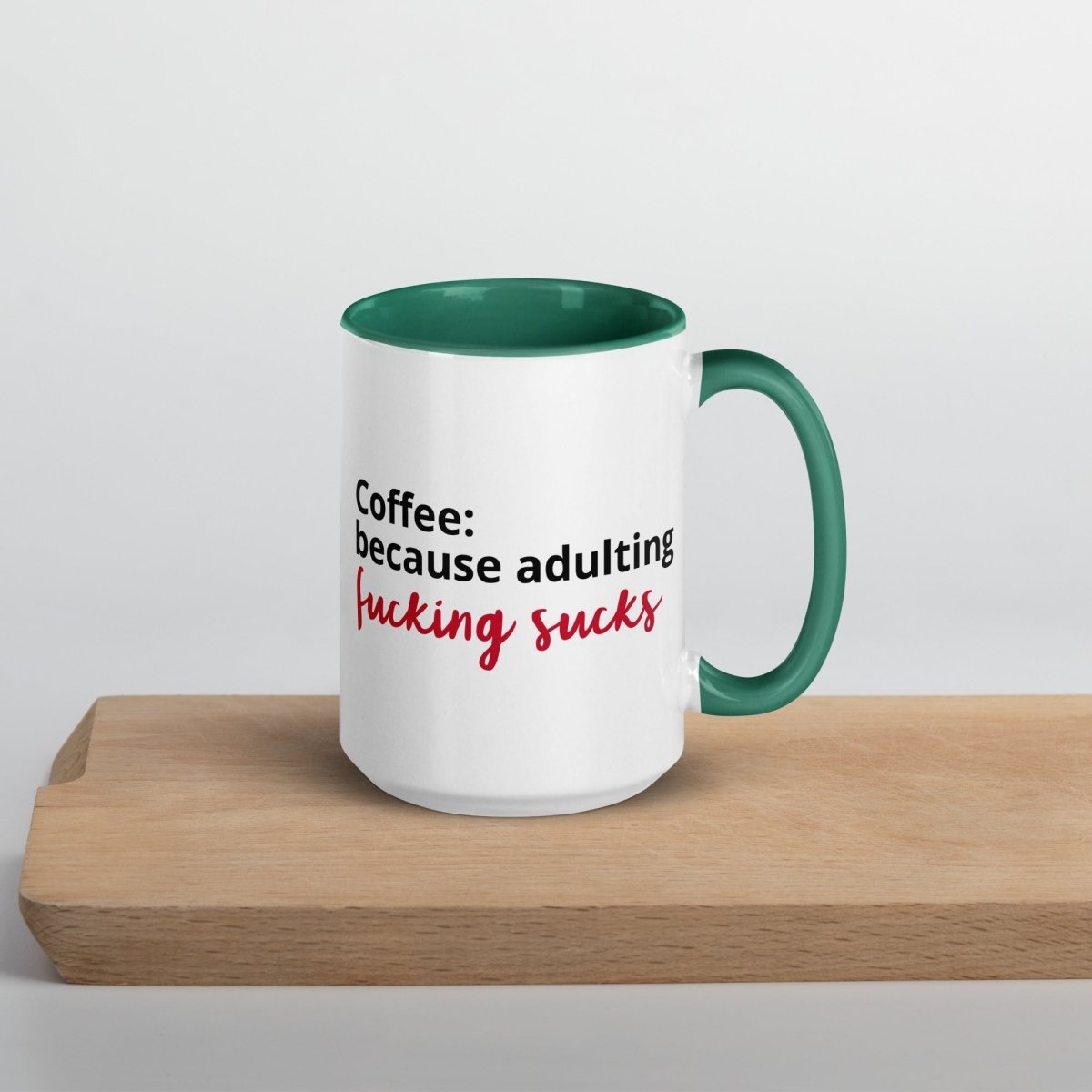 "Adulting Sucks" Mug - Color - Roasted Sarcastic Coffee Mugs