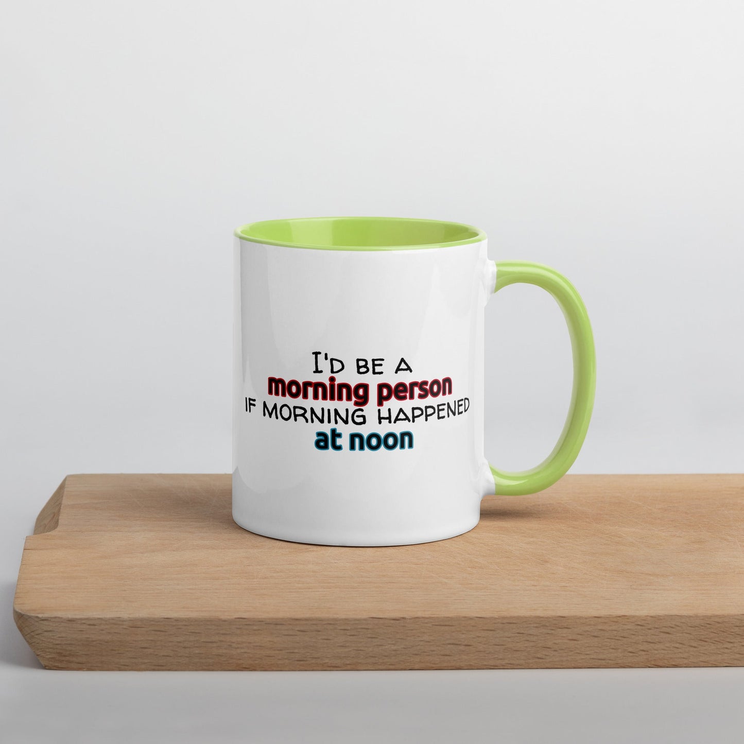 "Morning Person" Mug - Color - Roasted Sarcastic and Funny Coffee Mugs Gifts