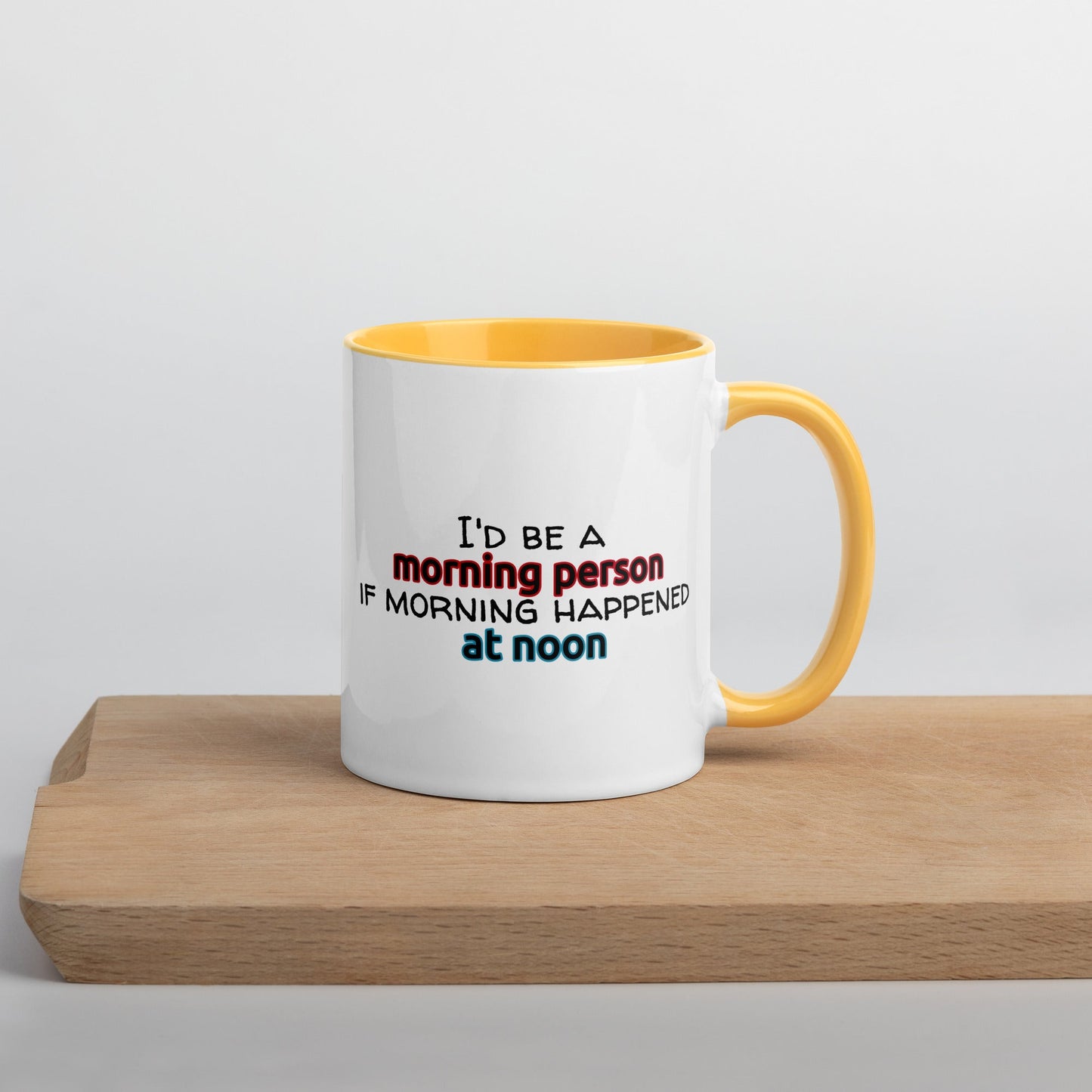 "Morning Person" Mug - Color - Roasted Sarcastic and Funny Coffee Mugs Gifts